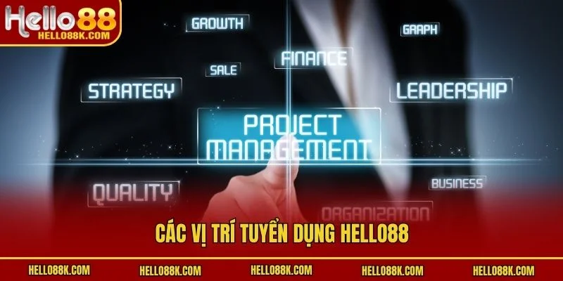 Các vị trí tuyển dụng HELLO88