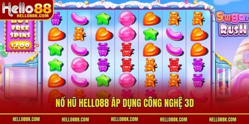Nổ hũ HELLO88 áp dụng công nghệ 3D